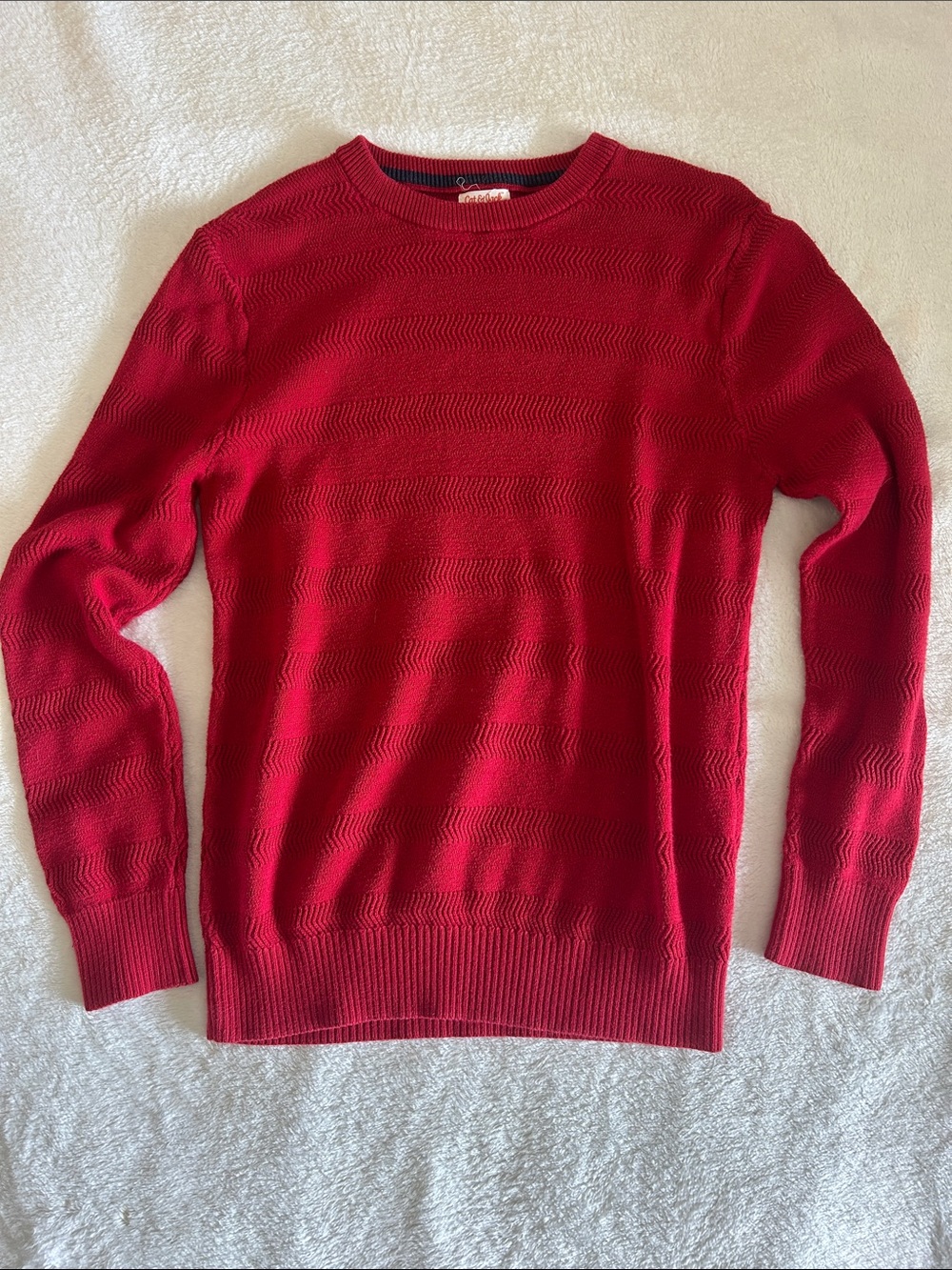 Cat & Jack Red Crewneck Sweater for Men